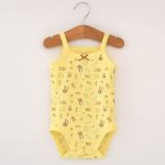 Baby Girls Spaghetti Strap Bodysuit Sleeveless Baby Tank Top Cotton Baby One-Pieces Pack of Summer Baby Clothes Outfit - Image 3